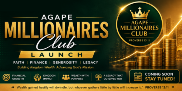 Agape Millionaires Club Launch